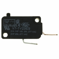 V7-1V29E9 SWITCH PIN PLUNGR SP-NO 21A 277V