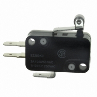 E22-00K SWITCH ROLLER SPDT 3A QC TERM