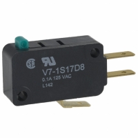 V7-1S17D8 SWITCH PLUNGR SPDT 100MA GOLD QC