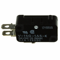 V-15G-1A5-K SWITCH BASIC SPDT 15A .187QC