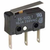 SS-10GLT SWITCH 10A LEVER .110QC 50GF