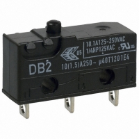 DB2CA1AA SWITCH SNAP SPDT 10A SS SOLDER