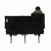 ZMSH03130P00LLC SWITCH SNAP ACT SPDT PLUNGR LEFT