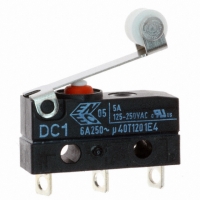 DC1C-A1RB SWITCH ROLLER SEALED 5A SS TERM