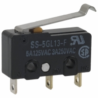 SS-5GL13-F SWITCH SIM ROLLER SPDT 5A