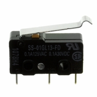 SS-01GL13-FD SWITCH SIM ROLLER SPDT .1A PCB