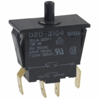 D2D-3104 SWITCH 16A DPST-NO(DB)