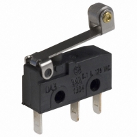 DA3C-F1RB SWITCH ROLLER SPDT .1A QC TERM