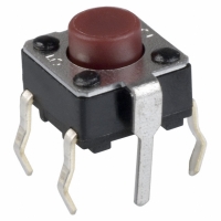 EVQ-PBD05R LT SWITCH 6MM H=5MM 130GF W/GND