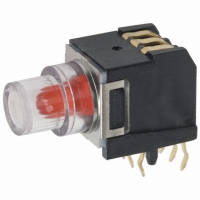 K5V1RD43T SWITCH TACT SPDT 400GF RED RA TH