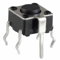 TLE1105F160Q SWITCH TACT 6MM SQ H=4.3MM 160GF