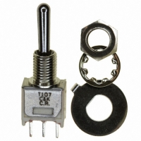 T107SHCQE SWITCH TOGGLE SPDT PC MNT
