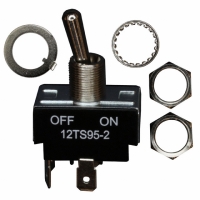 12TS95-2 SWITCH TOGGLE TS OFF-ON DPST