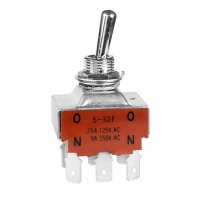 S32F SWITCH TOGGLE 3PDT 25A QC 5PCS