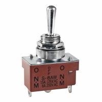 S8AW SWITCH TOGGLE SPDT 15A PNL SEAL