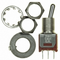 T101LTDCQE SWITCH TOGGLE SPDT PC MNT