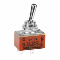 S114 SW TOGGLE DPST 5A SOLDER LUG