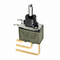 M2T18S4A5G40 SWITCH TOGGLE SPDT MOM .4VA VERT