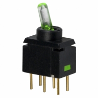 G12JPF SWITCH TOGGLE ILLUM SPDT .4VA PC