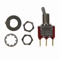 7108MHCGE SWITCH TOGGLE SPDT PC MNT