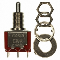 7203MHZQE SWITCH TOGGLE DPDT SOLDER LUG