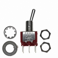 7201SPYCQE SWITCH TOGGLE DPDT PC MOUNT