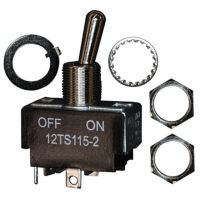 12TS115-2 SWITCH TOGGLE TS OFF-ON DPST