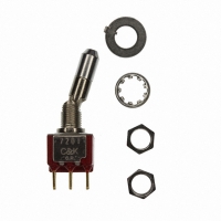 7201K12CGE SWITCH TOGGLE DPDT PC MOUNT