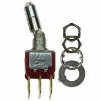 7201K2ABE SWITCH TOGGLE DPDT R/A PC MOUNT