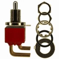 7203MPCWABE SWITCH TOGGLE DPDT R/A PC MOUNT