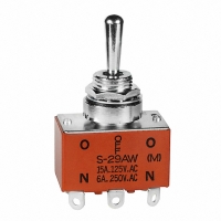 S29AW SWITCH TOGGLE DPDT 15A PNL SEAL
