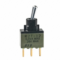 M2T12S4A5G03 SWITCH TOGGLE SPDT STRAIGHT PC