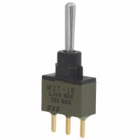 M2T18SA5G03 SWITCH TGLE SPDT MOM .4VA STR PC