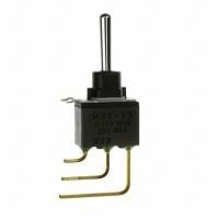 M2T13SA5G40 SW TOGGLE SPDT GOLD RT ANGLE PC