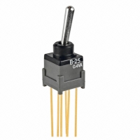 B25AP SWITCH TOGGLE DPDT BAT PC TERM