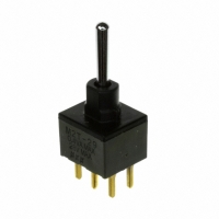 M2T29SA5G03 SW TOGGLE BAT DPDT GOLD STR