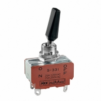 S331R SW TOGGLE DPST 25A LEVER SOLDER