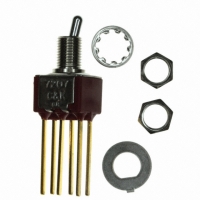 7207MHWBE SWITCH TOGGLE DPDT WIRE WRAP