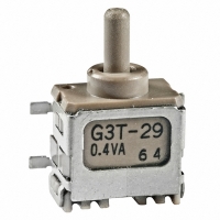 G3T29AH SWITCH TOGGLE DPDT UPRIGHT SMD