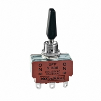 S338R SW TOGGLE DPDT 15A LEVER SOLDER