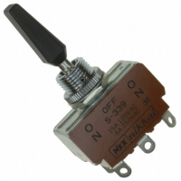 S339R SWITCH TOGGLE DPDT SOLDER LUG