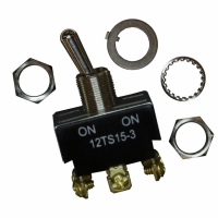 12TS15-3 SWITCH TOGGLE TS ON-ON DPDT