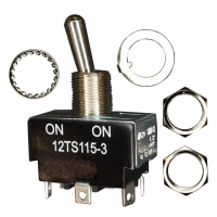 12TS115-3 SWITCH TOGGLE TS ON-ON DPDT