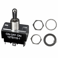 12TS115-1 SWITCH TOGGLE TS ON-OFF-ON DPDT