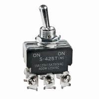 S425T SWITCH TOGGLE DPDT SCREW LUG