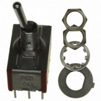 7401SPHCQE SWITCH TOGGLE 4PDT PC MOUNT
