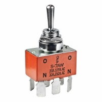 S7AWF SWITCH TOGGLE DPDT QUICK CONNECT