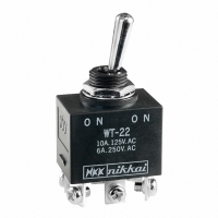 WT22T SWITCH TOGGLE DPDT SEAL SCRW 4PC