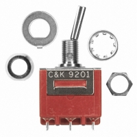 9201P3HZQE SWITCH TOGGLE DPDT 6A SLD LUG