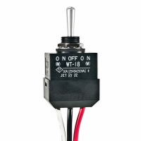 WT18L SWITCH TOGGLE SPDT WIRE LEAD